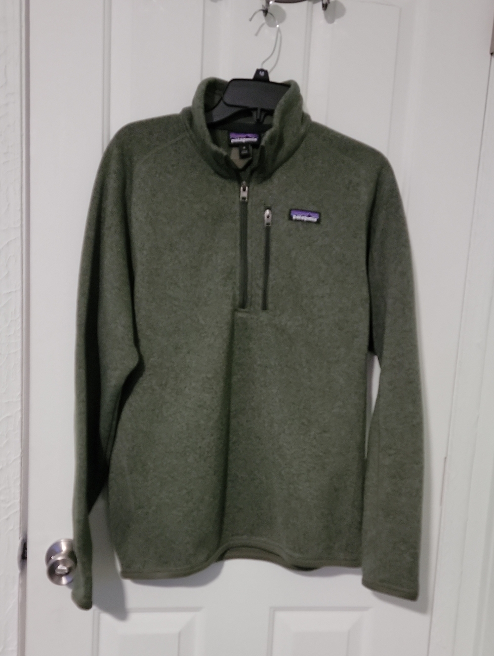Patagonia Men's  Green Half-Zip Better Sweater Fleece Pullover   Size Medium